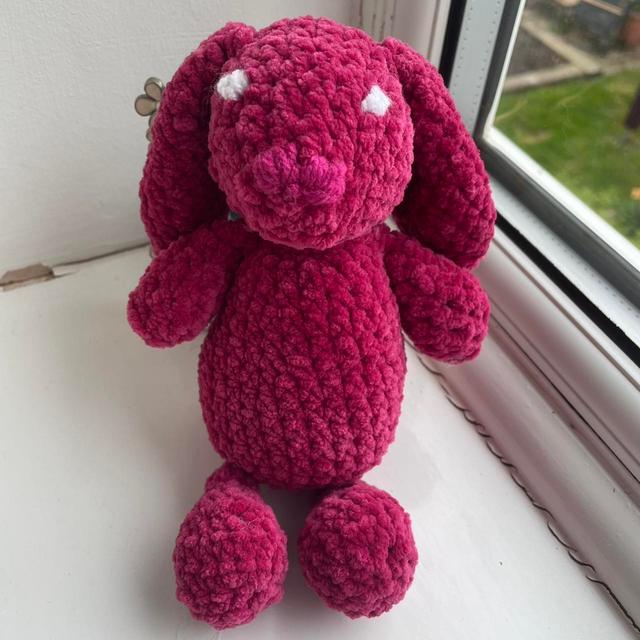 Handmade Stuffed animal - Pink on Productcaster.