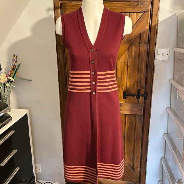 Preloved Women's Dress - Burgundy - M on Productcaster.