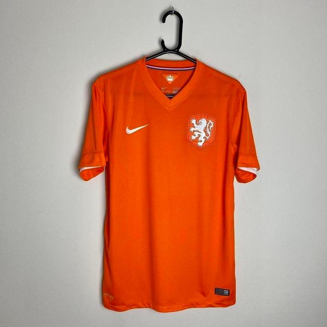 Nike Men's T-shirt - Orange - M on Productcaster.