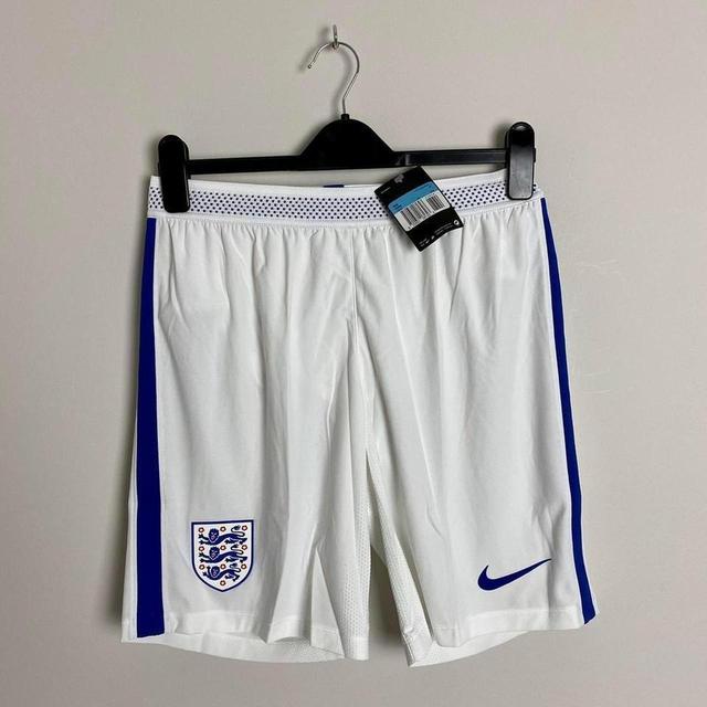 Nike Men's Shorts - White/Blue - M on Productcaster.