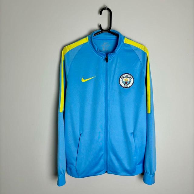 Nike Men's Jacket - Blue/Yellow - M on Productcaster.