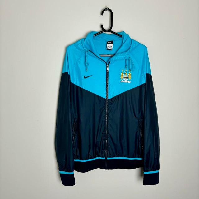 Nike Men's Jacket - Navy/Blue - L on Productcaster.