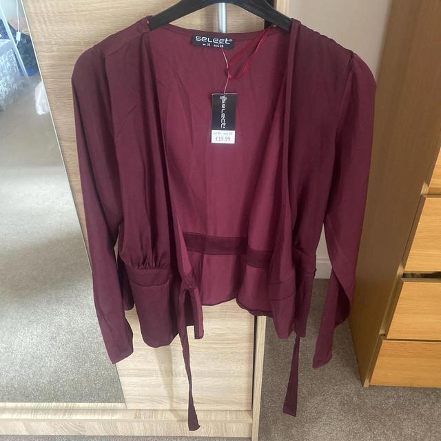 Select Fashion Women's Blouse - Burgundy - 10 on Productcaster.