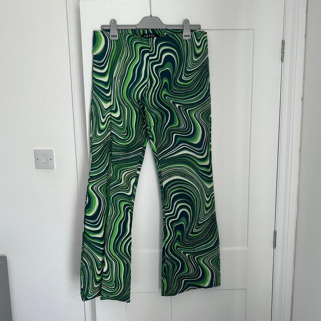 Motel Women's Trousers - Green - UK 12 on Productcaster.