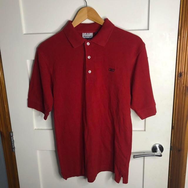 Reebok Men's Polo shirt - Red - M on Productcaster.