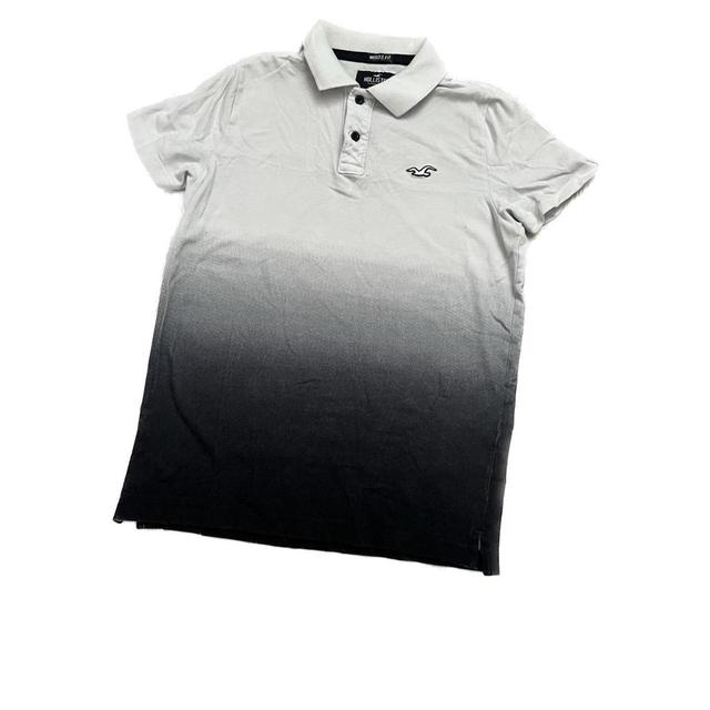 Hollister Co. Men's Polo shirt - Black/White - M on Productcaster.