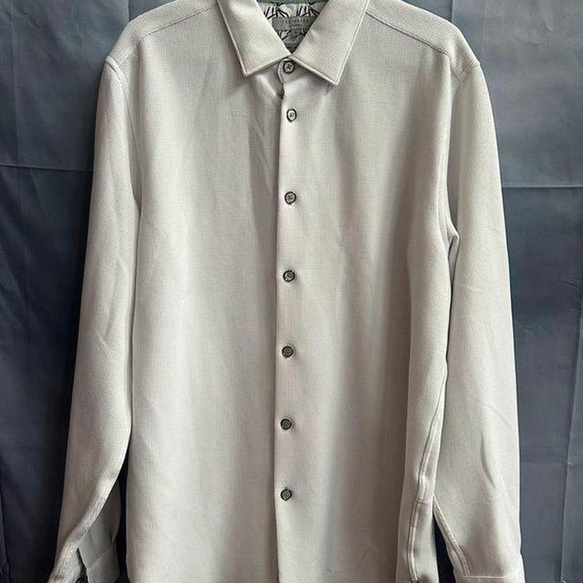 Vintage Men's Shirt - Cream - L on Productcaster.