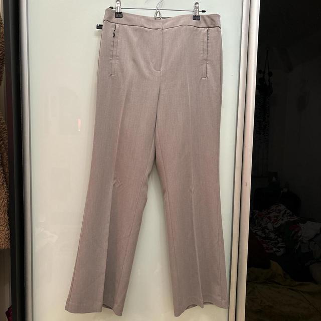 Marks & Spencer Women's Trousers - Tan - UK 10 on Productcaster.