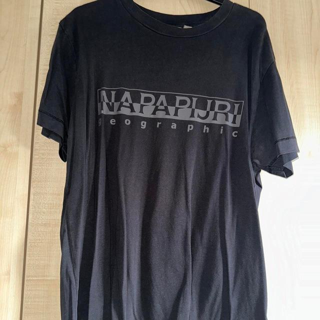 Napapijri Men's T-shirt - Black - L on Productcaster.