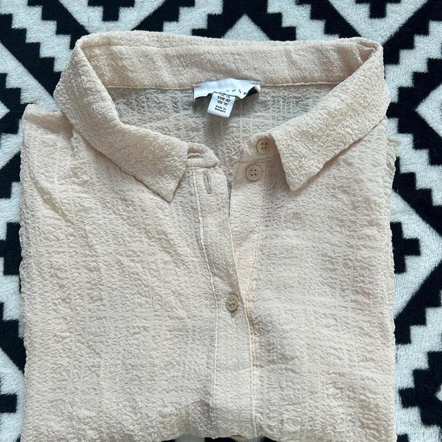 Topshop Women's Blouse - Tan - 14 on Productcaster.