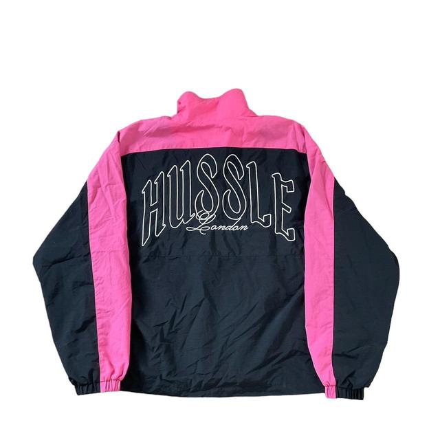 Women's Windbreaker Jacket - Black/Pink - UK 14 on Productcaster.