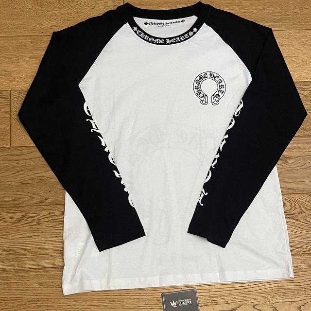 Chrome Hearts Men's T-shirt - White/Black - XL on Productcaster.