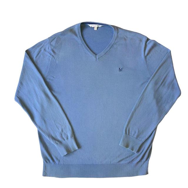 Crew Clothing Company Men's Jumper - Blue - L on Productcaster.