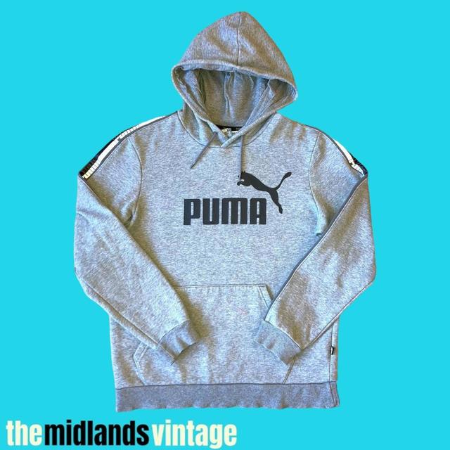 Puma Men's Hoodie - Grey - S on Productcaster.