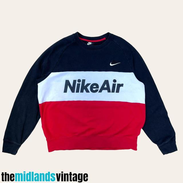 Nike Men's Sweatshirt - Red/Black - L on Productcaster.