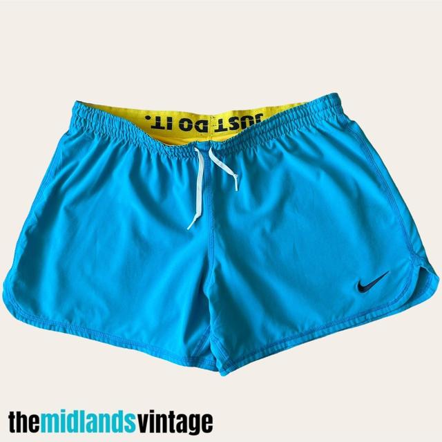 Nike Women's Shorts - Blue/Black - M on Productcaster.