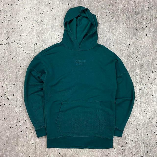 Reebok Men's Hoodie - Green - S on Productcaster.