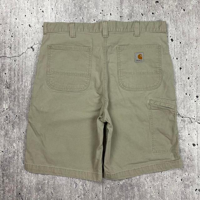 Carhartt Men's Shorts - Cream - 36" on Productcaster.