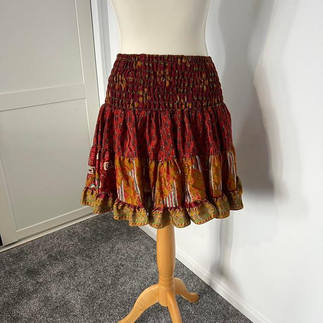 Women's Silk Skirt - Multi - UK 10 on Productcaster.