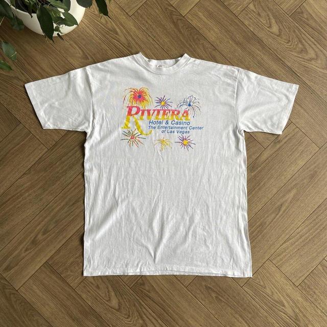 Vintage Men's T-shirt - White - XL on Productcaster.