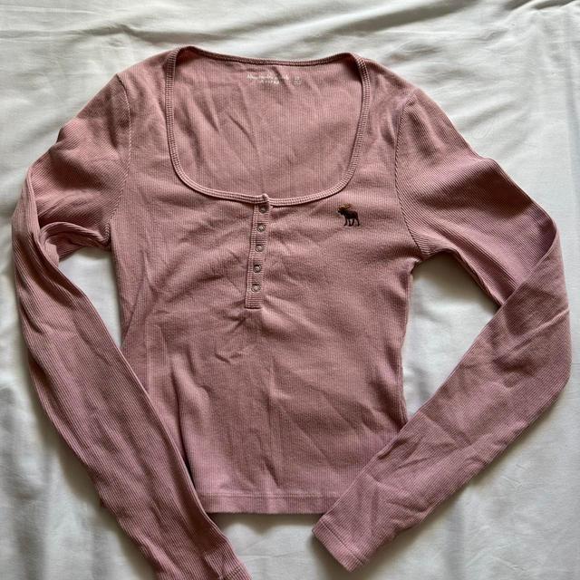 Abercrombie & Fitch Women's Shirt - Pink - XS on Productcaster.