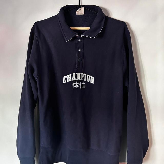 Champion Men's Jumper - Navy - S on Productcaster.