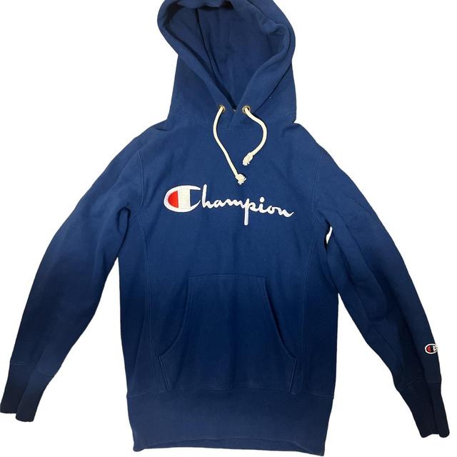 Champion Men's Hoodie - Blue - XS on Productcaster.