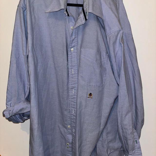 Tommy Hilfiger Men's Shirt - Blue/Purple - XL on Productcaster.