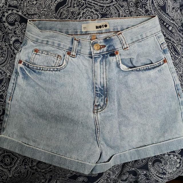 Topshop Women's Shorts - Blue - XS on Productcaster.