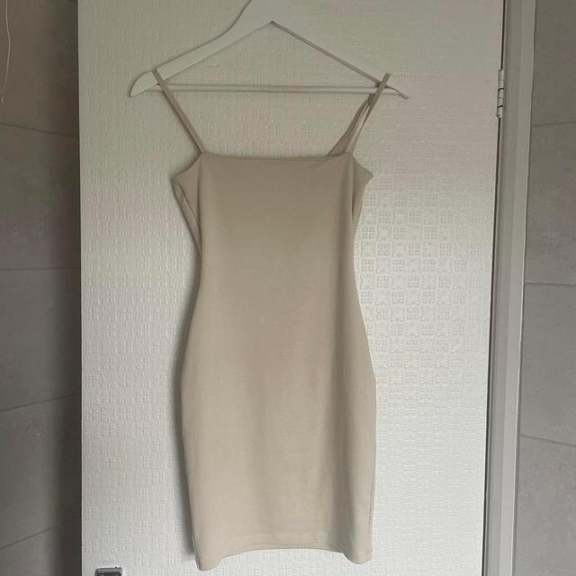 Zara Women's Bodycon Dress - Cream - M on Productcaster.