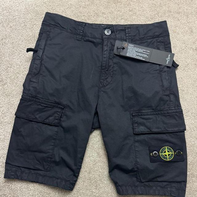 Stone Island Kids' Shorts - Black - 4 years on Productcaster.