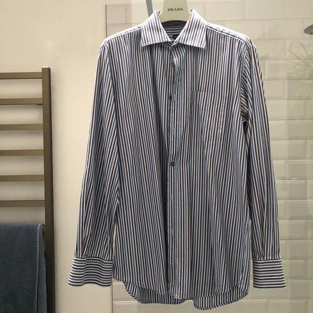 Paul Smith Men's Shirt - Blue - M on Productcaster.