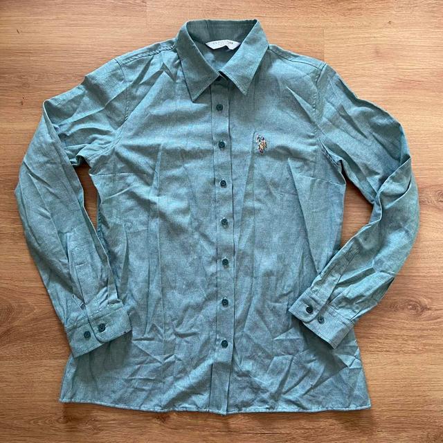 U.S. Polo Assn. Women's Shirt - Green - 8 on Productcaster.