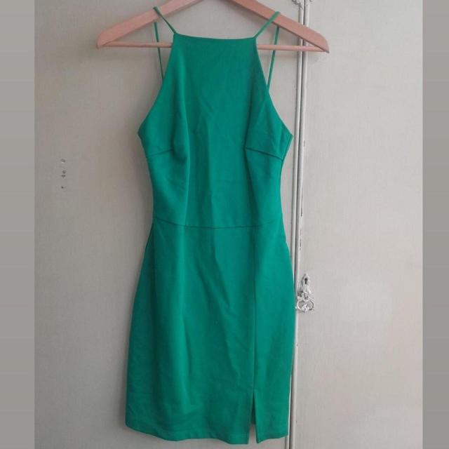 Stradivarius Women's Dress - Green - S on Productcaster.