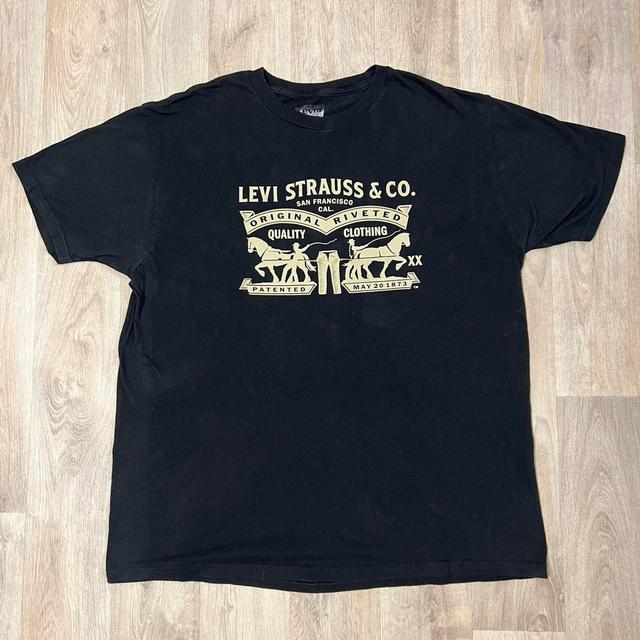 Levi's Men's T-shirt - Black - XL on Productcaster.