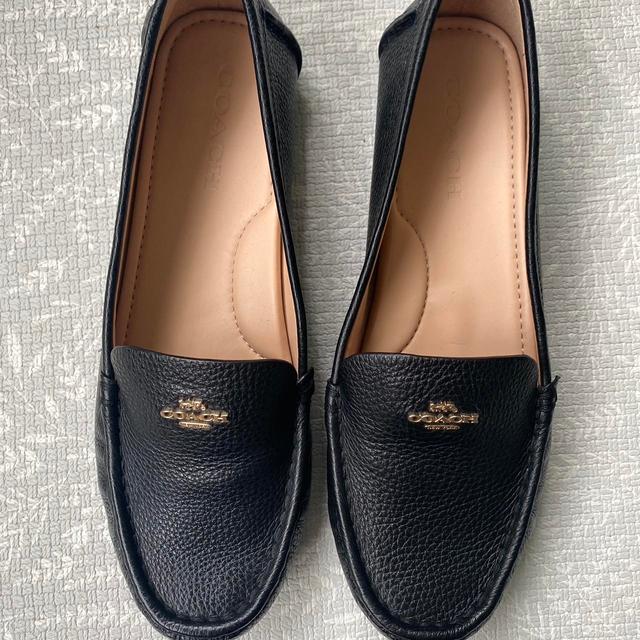 Coach Women's Loafers - Black/Gold - UK 7 on Productcaster.