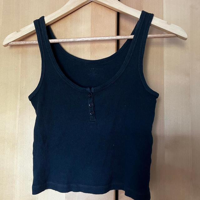 Brandy Melville Women's Vest - Black - One size on Productcaster.