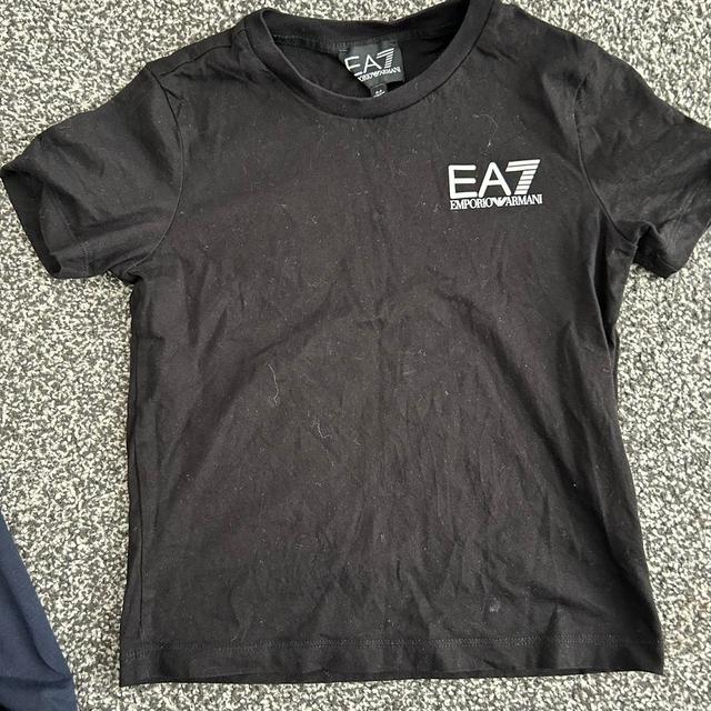 EA7 Kids' T-shirt - Black - 6 years on Productcaster.