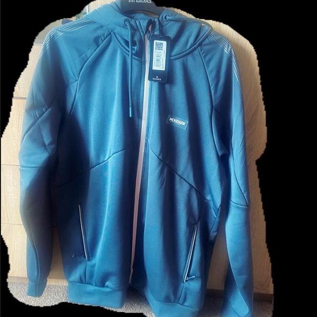 Designer Men's Casual Jacket - Blue/Grey - XL on Productcaster.