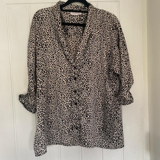 Dancing Leopard Women's Shirt - Cream/Black - 10 on Productcaster.