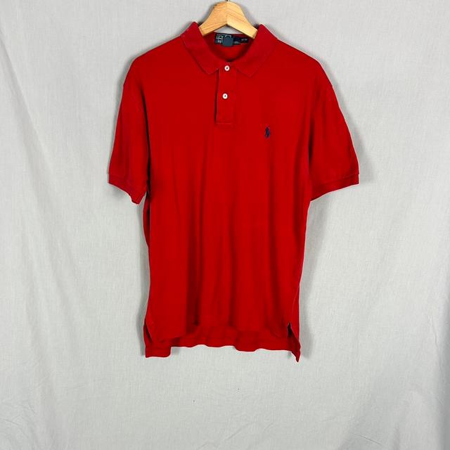 Polo Ralph Lauren Men's Polo shirt - Red - M on Productcaster.