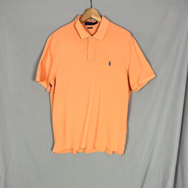 Polo Ralph Lauren Men's Polo shirt - Orange - L on Productcaster.