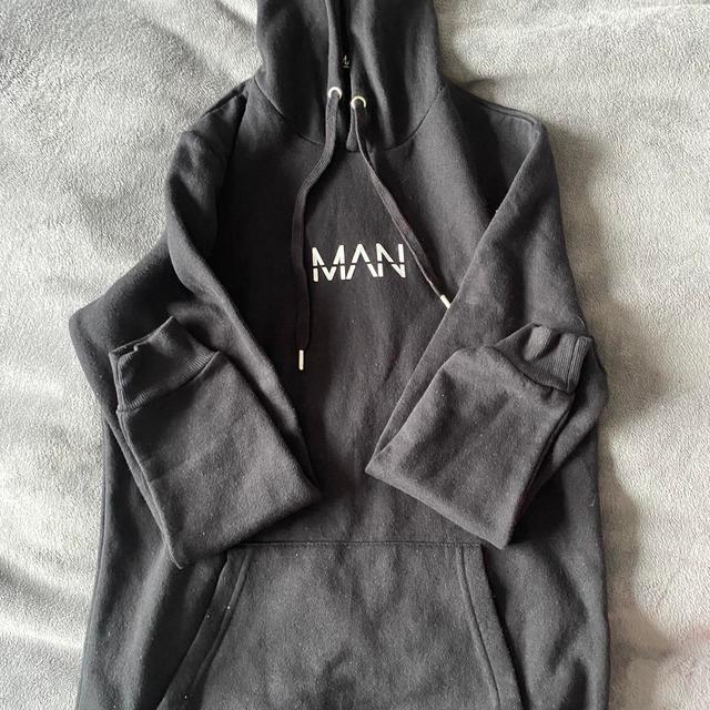 Boohoo Men's Hoodie - Black - S on Productcaster.