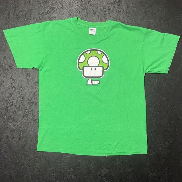 Gildan Men's T-shirt - Green - L on Productcaster.