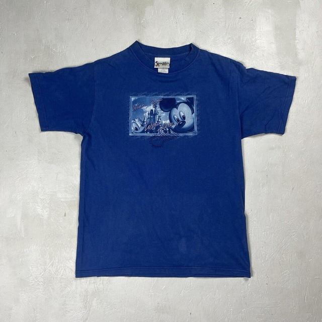 Vintage Men's T-shirt - Blue - L on Productcaster.