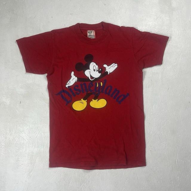 Vintage Men's T-shirt - Red - S on Productcaster.