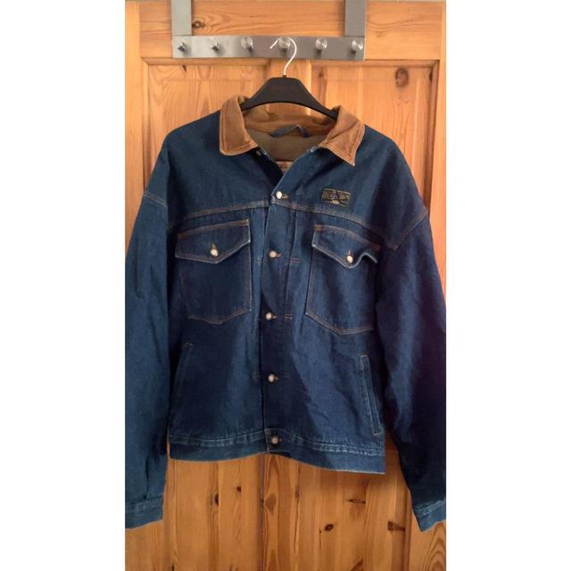 Men's Jacket - Navy/Brown - XL on Productcaster.