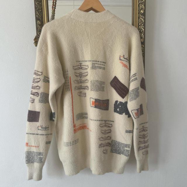 Women's Jumper - Cream/Multi - M on Productcaster.