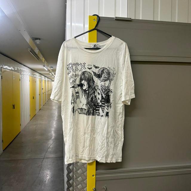 Hysteric Glamour Men's T-shirt - White/Cream - L on Productcaster.