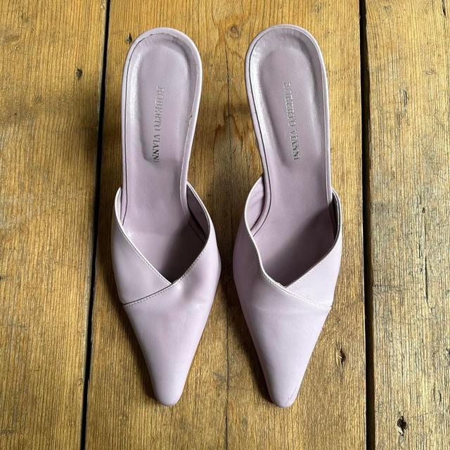 Vintage Women's Mules - Purple - UK 5 on Productcaster.